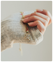 Collar osito brillante