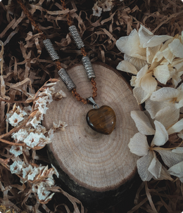 Collar corazón Jaspe Energía Natural